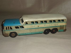 tin toy greyhound bus