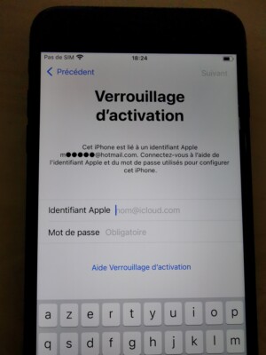 Apple iPad Pro 12.9 A1876, 3rd Gen Wi-Fi Bloqué icloud