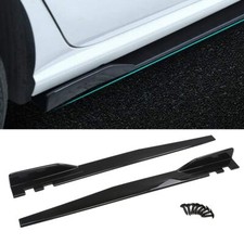For BMW 1 Series X3 X4 X5 X6 Car Side Skirts Extension Rocker Panel Splitter 46'