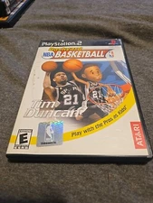Backyard Basketball (Sony PlayStation 2, 2003) With Tim Duncan Jersey