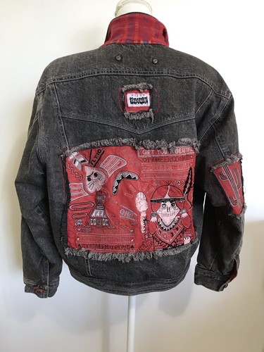 Vintage MAJOR DAMAGE Black Denim Jean 