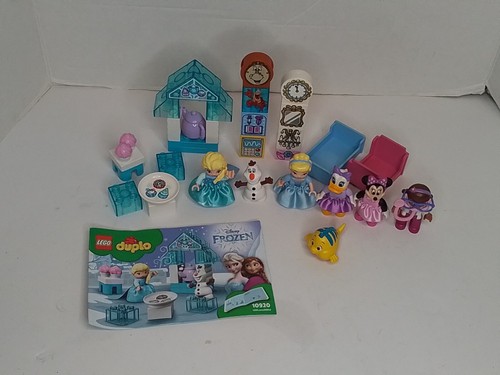 Lego Duplo Frozen Set 10920 & Disney Lot Cinderella Daisy Duck Minnie Mouse +