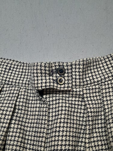 Vintage Pendleton Womens trousers wool US 10 W 27 L 32 houndstooth made in USA - Picture 5 of 13