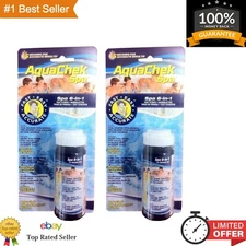 Quick Results 6-in-1 Spa Test Strips - Two 50-Strip Packs for Easy Monitoring