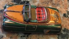 1950S Alps Convertible Sedan Star Steel Tires Japan 3.75 Inch Long