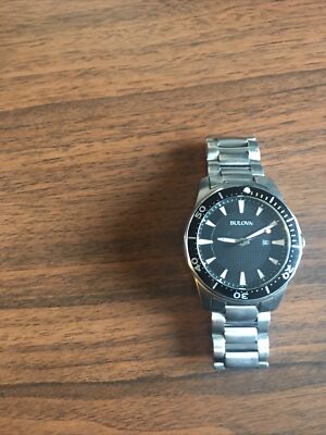 Bulova classic stainless steel dress watch 98B328 UK