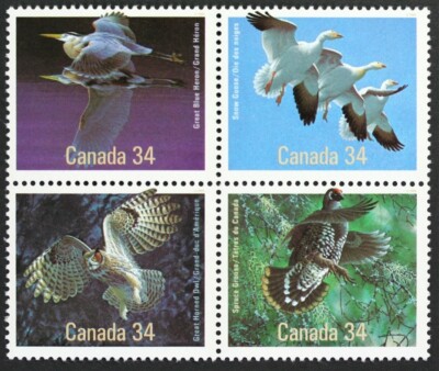 CANADA 1986 set of 4 gorgeous Birds Mint NH | eBay