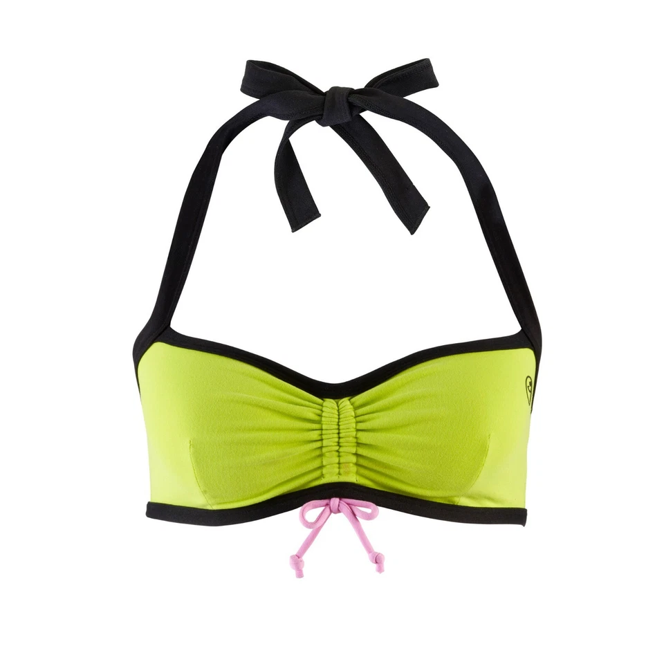 ZUMBA ¡Juego de 2 piezas! Camiseta sin mangas Bubble Halter + Sujetador Top ¡Raro! fr Convención Reino Unido Foto 4 de 4