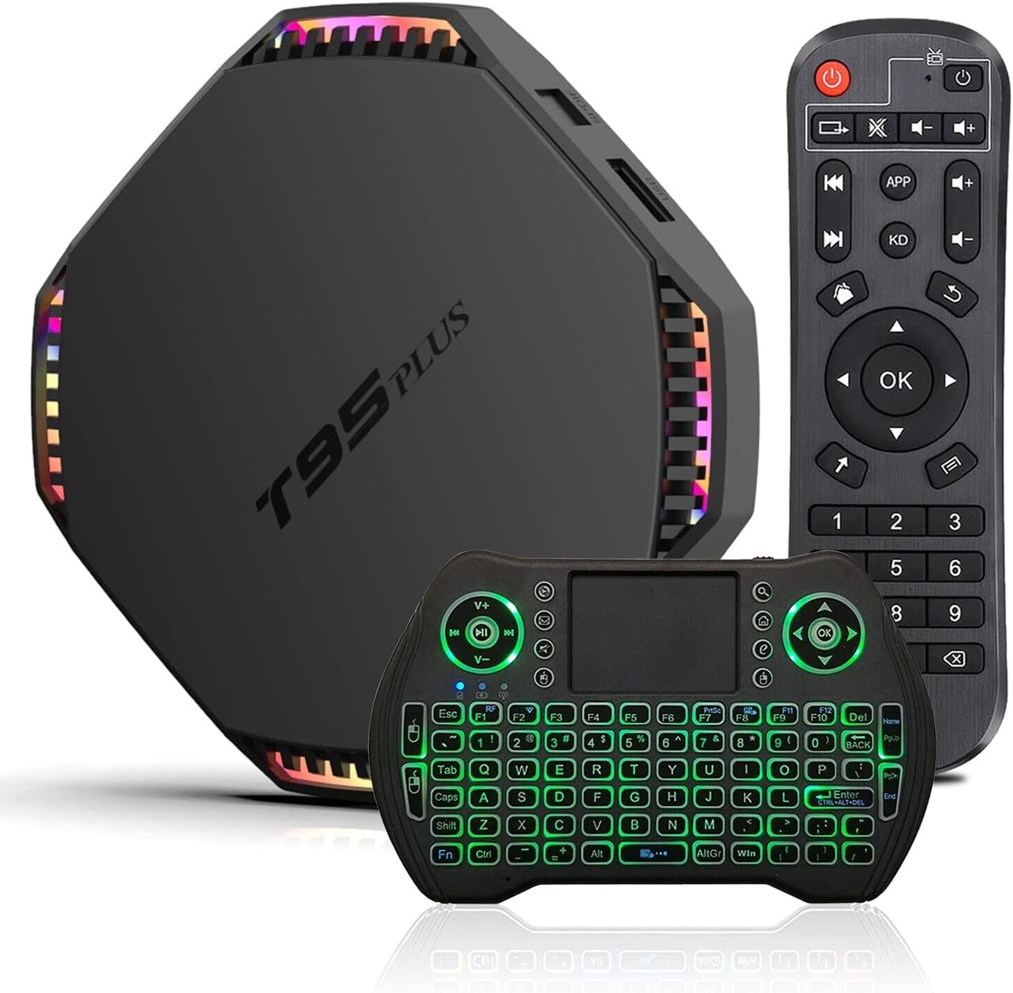 Android 11.0, TV Box T95 Plus with 8GB RAM 64GB ROM - Helia Beer Co