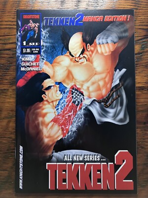 Tekken 2 #1 1999 NM Rare Sega Heihachi Cover App Kazuya App Manga Edition