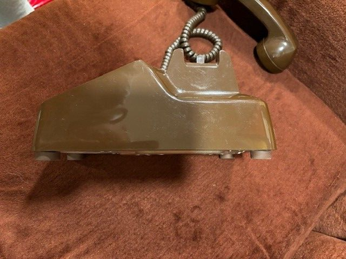 BROWN Vintage COMDIAL Desk Telephone TESTED AND WORKING - 第 6/9 張圖片