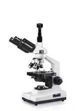 Trinocular Compound Microscope, 5MP WiFi Digital Eyepiece Camera