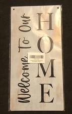 Wall Decoration Hanging Decor  Welcome To Our Home  Sign S1D23