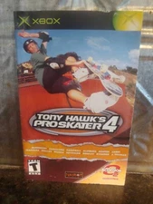 TONY HAWK'S Pro Skater 4 XBOX Original ACTIVISION Game 2002 Instruction Booklet