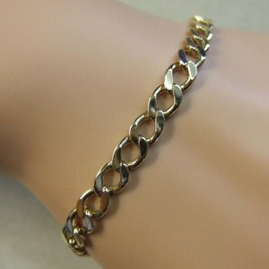 second hand gold curb bracelet