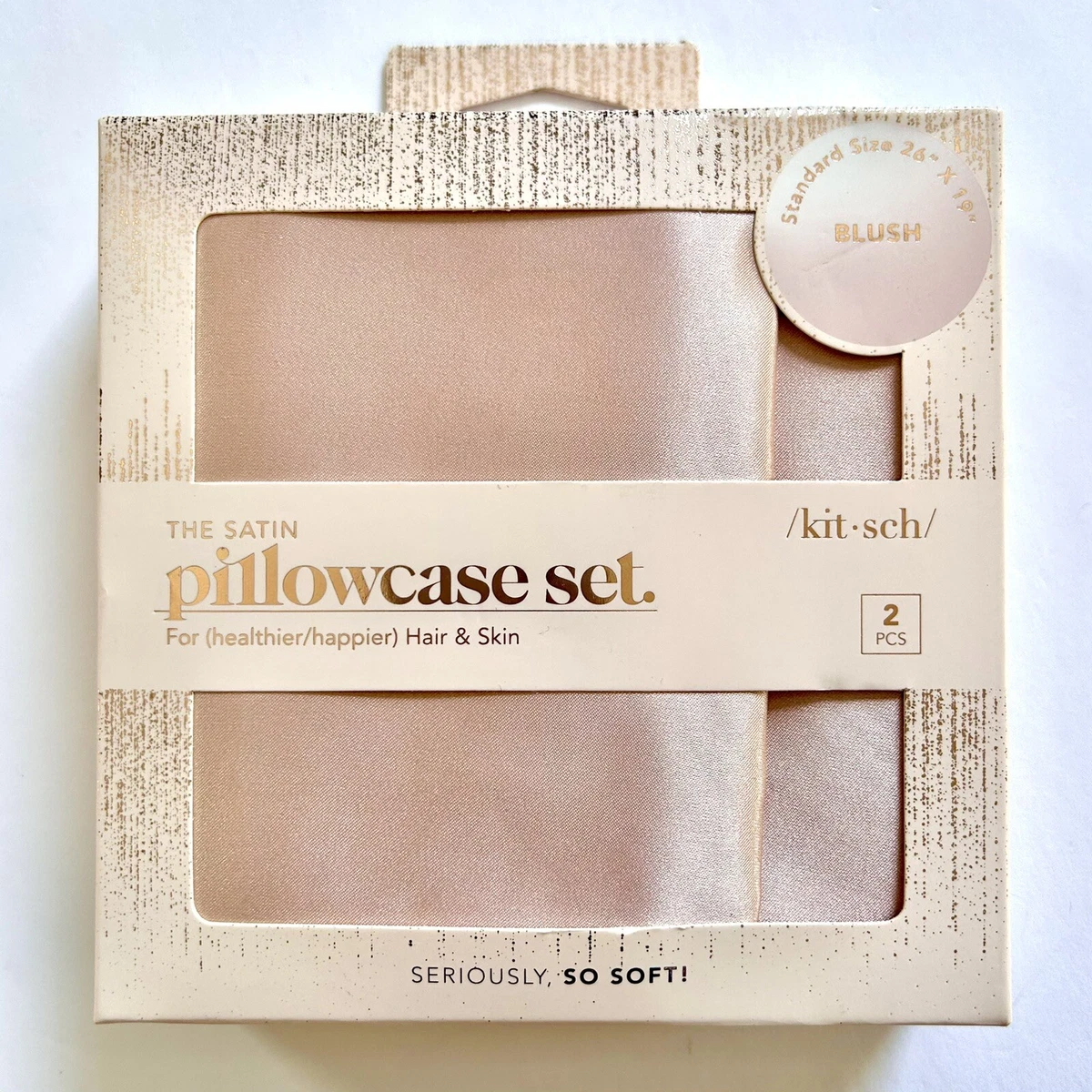 Blush Satin Pillowcase - Standard size