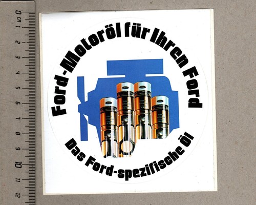 Aufkleber/Sticker Ford Motorenöl