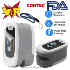 FDA Finger Pulse Oximeter OLED Blood Oxygen Meter Heart Rate SpO2 Monitor Sensor