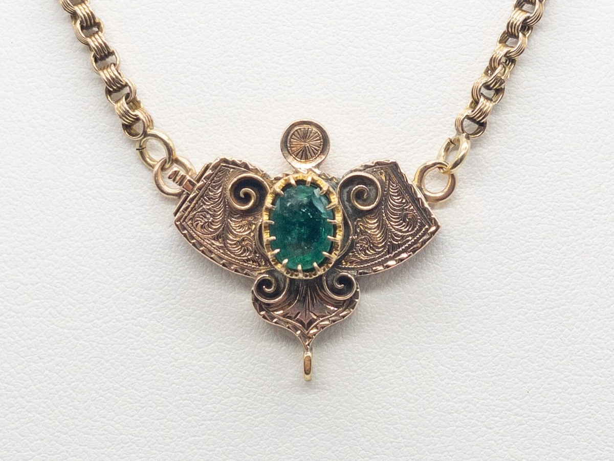 Ebay emerald necklace deals