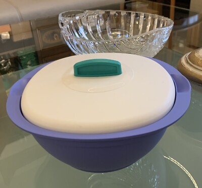 Tupperware Tupper Serviertopf Legacy Kasserolle 1,8 L Lila,weiß ,grün Farbe.