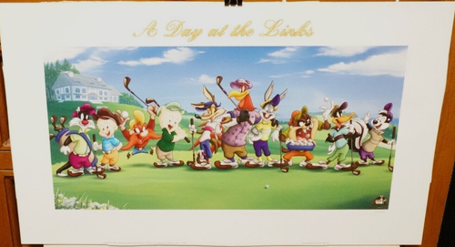 LOONEY TUNES "A DAY AT THE LINKS" LIMITED EDITION LARGE COLOR POSTER | eBay