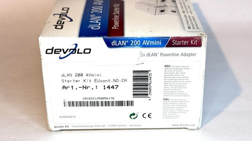 Devolo dlan 200 avmini Powerline Starter kit 200Mbit/s In Guten Zustand ✅ - Bild 13 von 14