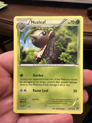 pokemon nuzleaf card 1x Nuzleaf 011/185 Vivid Voltage Pokemon TCG Card NM