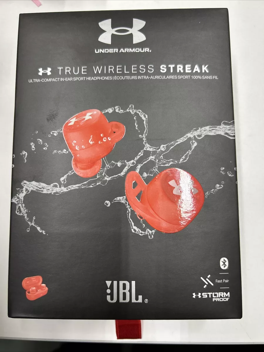 JBL UNDER ARMOUR TRUE WIRELESS Streak EARBUDS New UA True Wireless