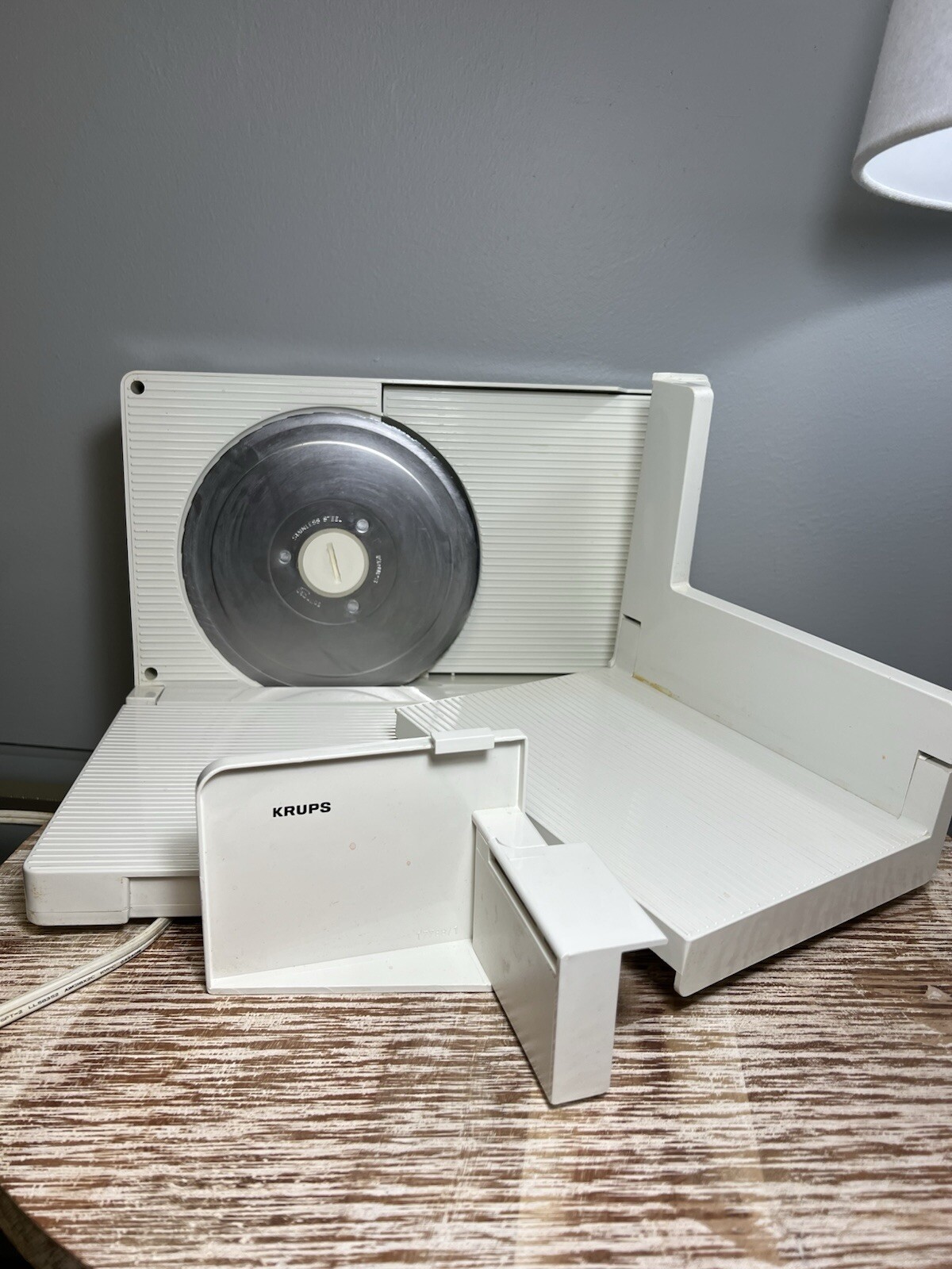 Krups 213 Electric Fold-Up Compact Food Meat Cheese Slicer One Owner