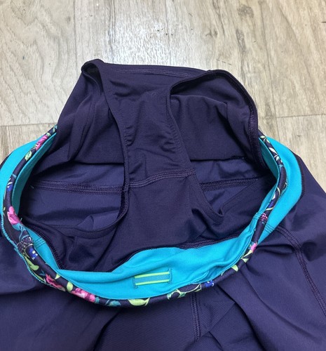 Ivivva by Lululemon Youth Speedy Brief Lined Run Shorts Purple Girl's Sz 12 - Picture 7 of 10