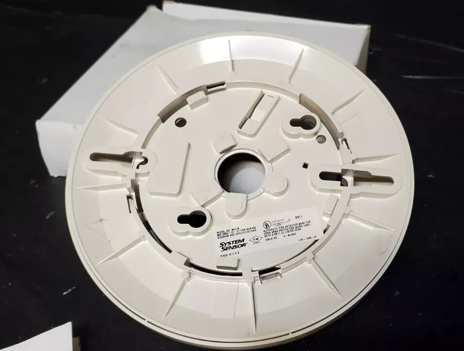 SYSTEM SENSOR HONEYWELL SMOKE DETECTOR BASE B401B  FACTORY ORIGINAL NIB W/INSTRU