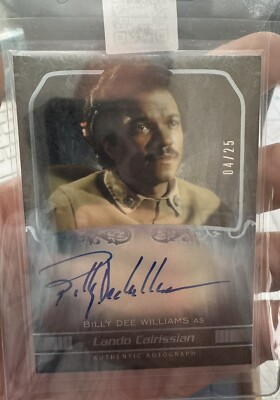 2015 Star Wars Masterworks Billy Dee Williams Lando Autograph Card