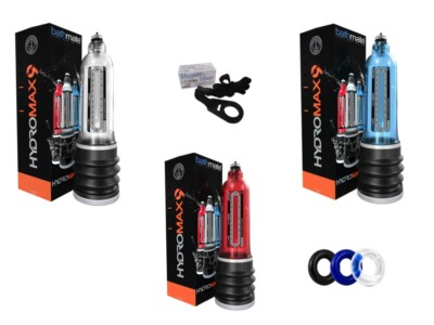 #ad HYDROMAX 9 Bathmate Hydropump Hydro Water Pump HYDROMAX X40 FREE STRAP PLUS GIFT $209.99