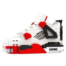 Juego de bloques de construcción de zapatillas retro 3D - Hágalo usted mismo Ladrillos para zapatos - Juguete de ladrillo coleccionable