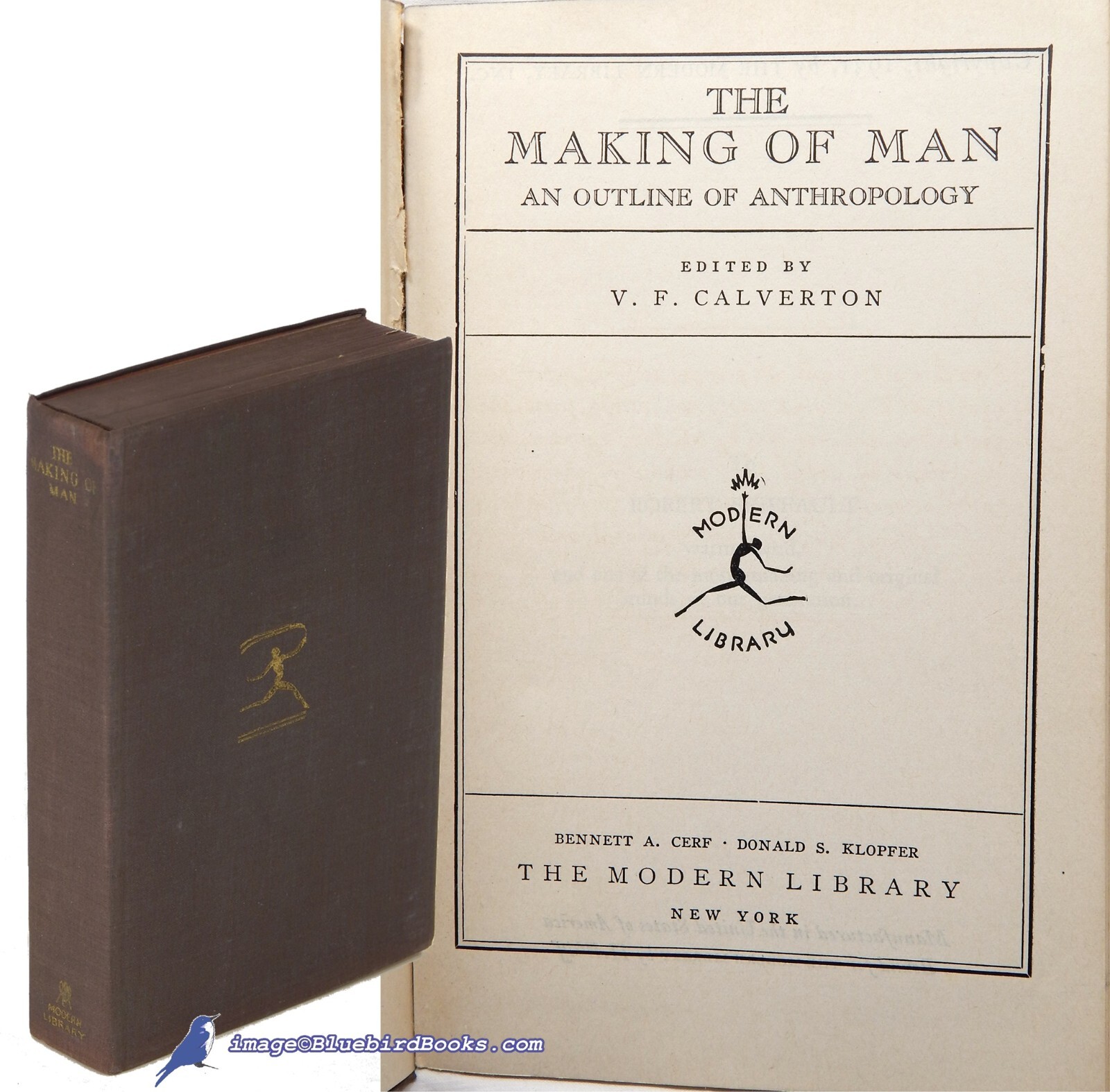 The Making of Man [Anthropology] ed. by V.F. CALVERTON | G Modern ...