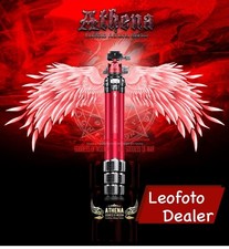 Leofoto LA-324C LH-40 Full Red Athena Ocean Tripod with Ballhead