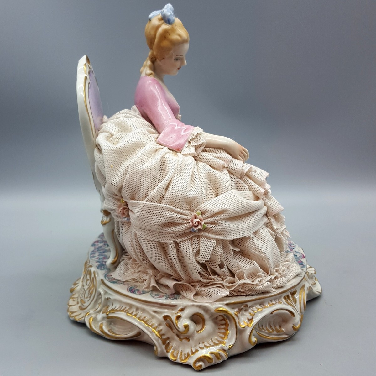 Luigi Fabris ルイージ ファブリス イタリア製 置物 フィギュア Luigi Fabris Figurine Porcelain 7.5