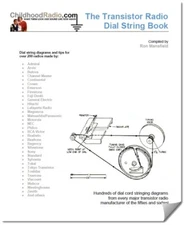 Transistor Radio Dial String Repair Book - Diagrams, Tips and Tricks