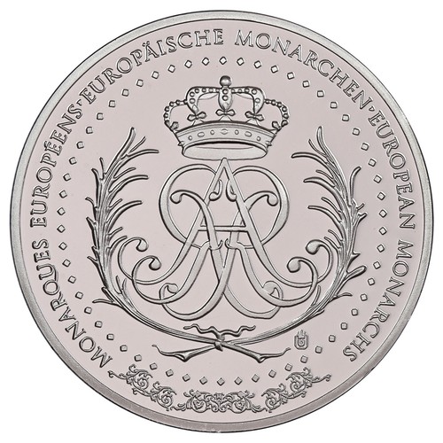 France médaille Wilhelm II 2013 Série Monarques européens cuivre argenté et doré - Picture 2 of 7