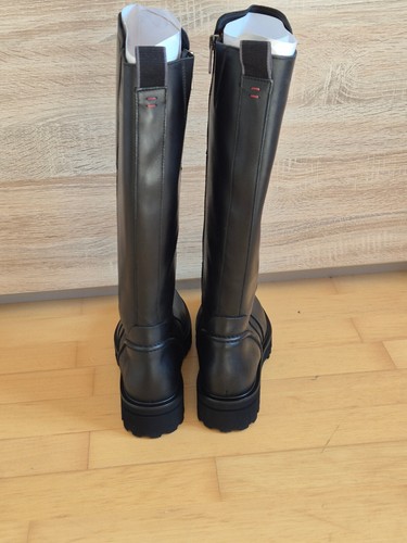 Botas negras Marc O'Polo 40 nuevas en embalaje original PVP 249 EUR cuero con suela perfilada - Imagen 4 de 8