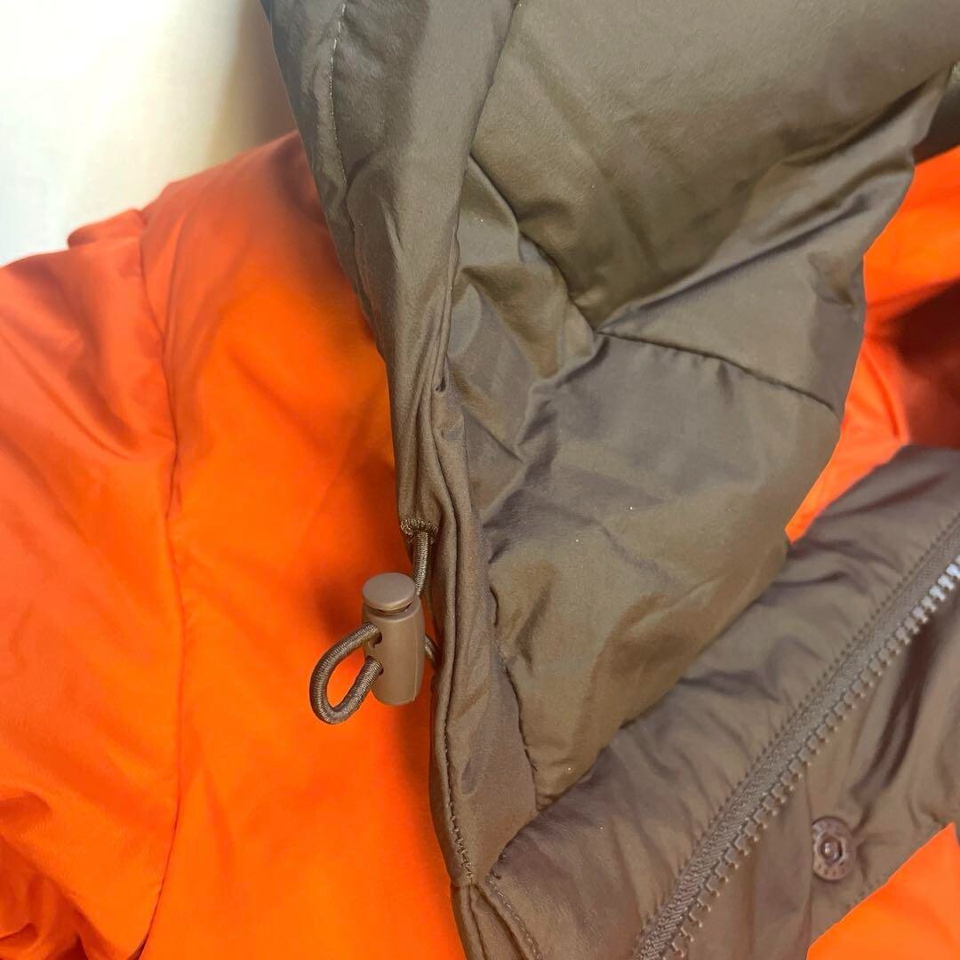 UNIQLO x MARNI Oversized Down Coat Orange brown size S New