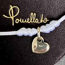 Pomellato Bracciale Ciondolo Cuore Oro Bianco 18kt 750 Raro San Valentino Collez