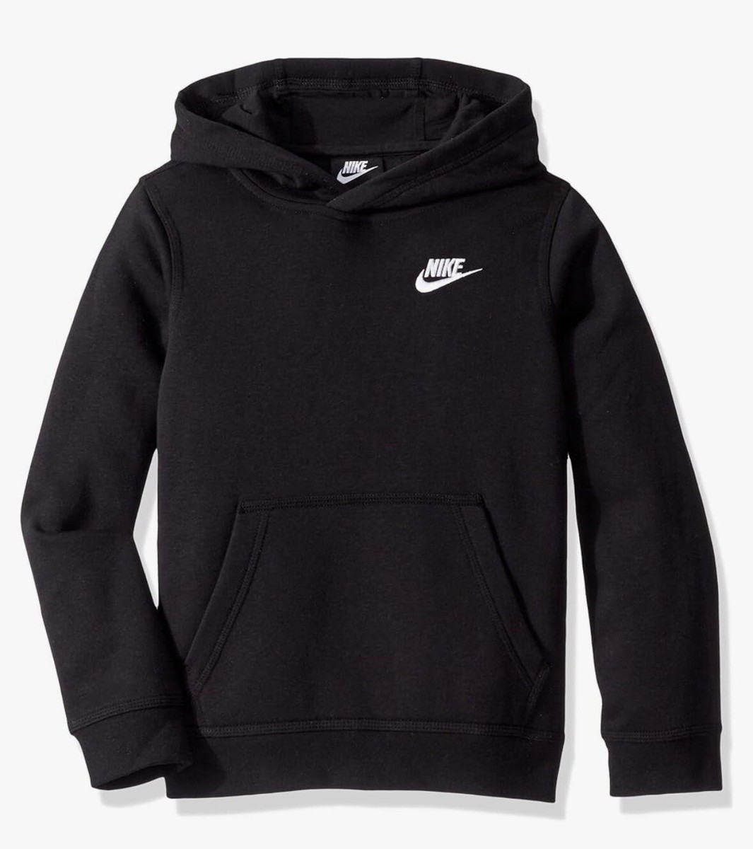 nike black tick hoodie