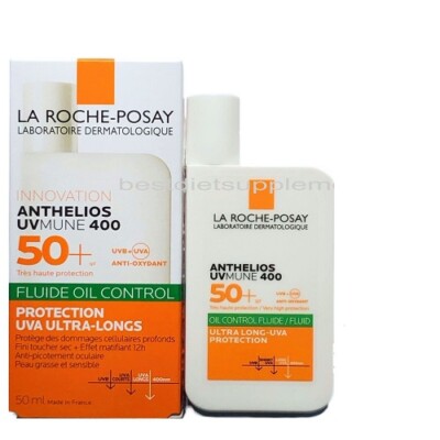 La Roche Posay Anthelios UVMune 400 Oil Control Fluid SPF50+ 50 mL, Exp.02/2027
