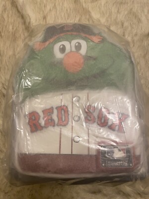 Loungefly MLB Boston Red Sox Wally The Green Monster Mini Backpack, 9\