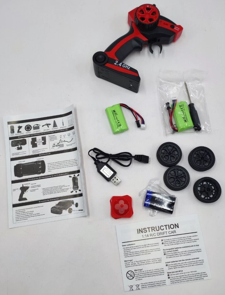 Polizeiauto RC Drift  1:14 Ferngesteuertes Polizeiauto 4WD Drift GT RC Cars - Bild 2 von 4