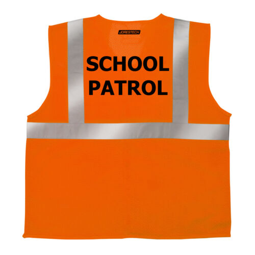 Chaleco de Seguridad Patrulla Escolar Bolsillos Estampados Clase 2 Reflectante Alta Visibilidad JORESTECH - Imagen 2 de 10
