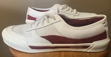 Sperry Top Sider Mens STS 86850 White Sz 10 Lace Up Boat Shoe