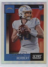 2020 Panini Chronicles Score Update Rookies Silver Justin Herbert #443 0a0s