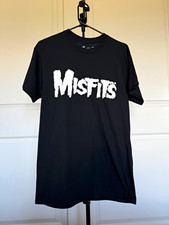 Misfits Crimson Ghost Black Double-Sided Graphic Cotton Crew Neck Tee Size M